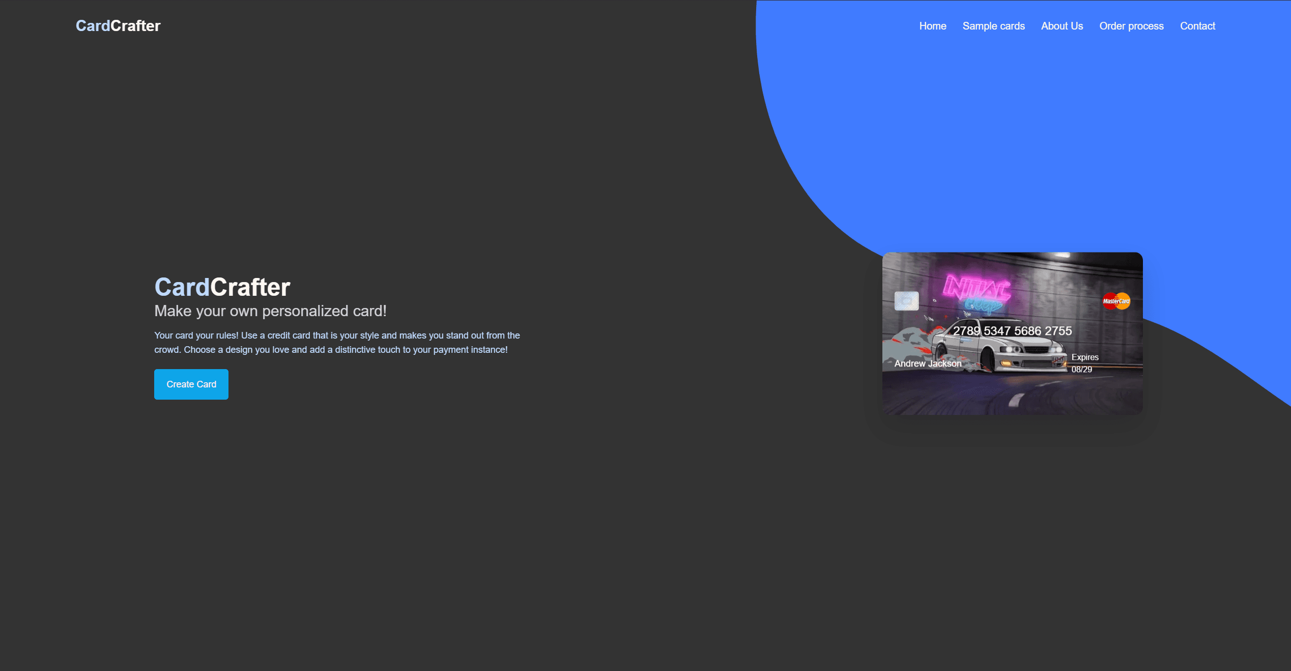 CreditCard - Custom Card Creator